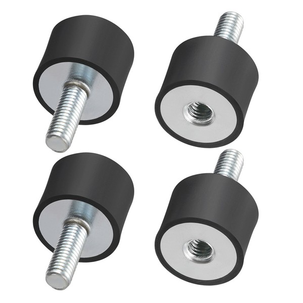 4Stk M6 Gummi Halterungen StoßDäMpfer Anti Vibration Isolatoren Spule 20Mmx15Mm-image