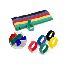 50100Pcs Cable Straps Black Wire Cord Hook Loop Ties