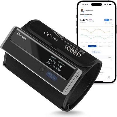 Checkme BP2 Blood Pressure Monitor for Home Use - Upper Arm Bluetooth BP Machine