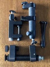 4 Table top camera tripods and clamps