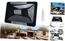 RV Skylight Outer Dome,18"x26" OD Universal Skylight Fits All Standard Smoke
