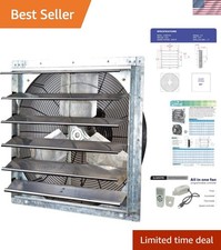 Automatic 24-Inch Exhaust Fan with Variable S...