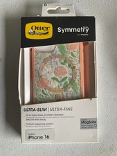 OtterBox iPhone 16 Symmetry Series Case with MagSafe - Peachy Bloom: Solid Plast