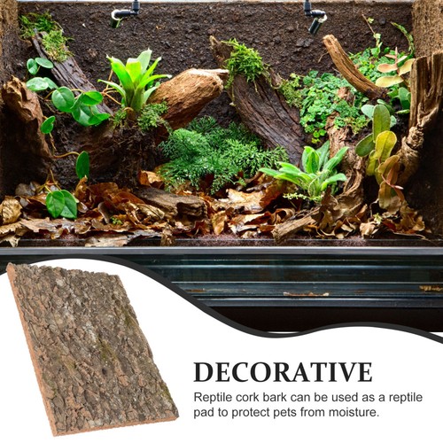 2 Pack Bark Background Decoration Cork for Reptiles Lizard Habitat - Picture 12 of 12