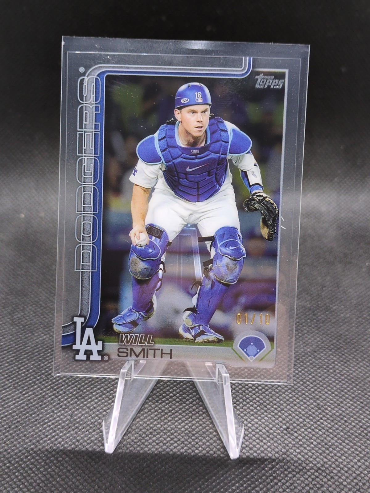 2025 Topps Clear Acetate Will Smith 01/10 Los Angeles Dodgers