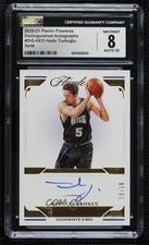 2020-21 Panini Flawless Distinguished Gold 10/10 Hedo Turkoglu CGC 8 Auto 3d3