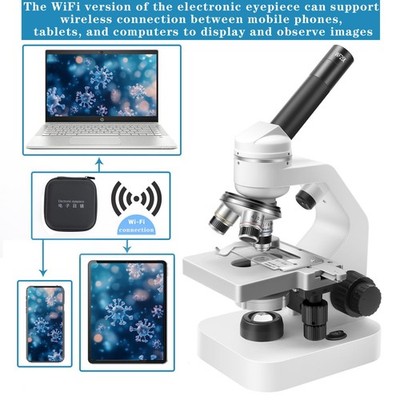 WiFi composite 2000x light-emitting diode school student monocular biological mi