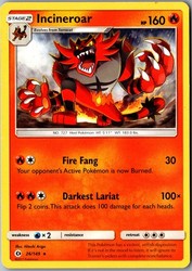 Incineroar 26/149 Sun & Moon Base Set Rare
