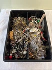 Lot of Vtg Costume Jewelry Rings Necklaces Gold Tone Silver