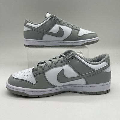 Mens Size 12 Nike Dunk Low Retro White LT Smoke Grey Shoe HF5441 105 NEW