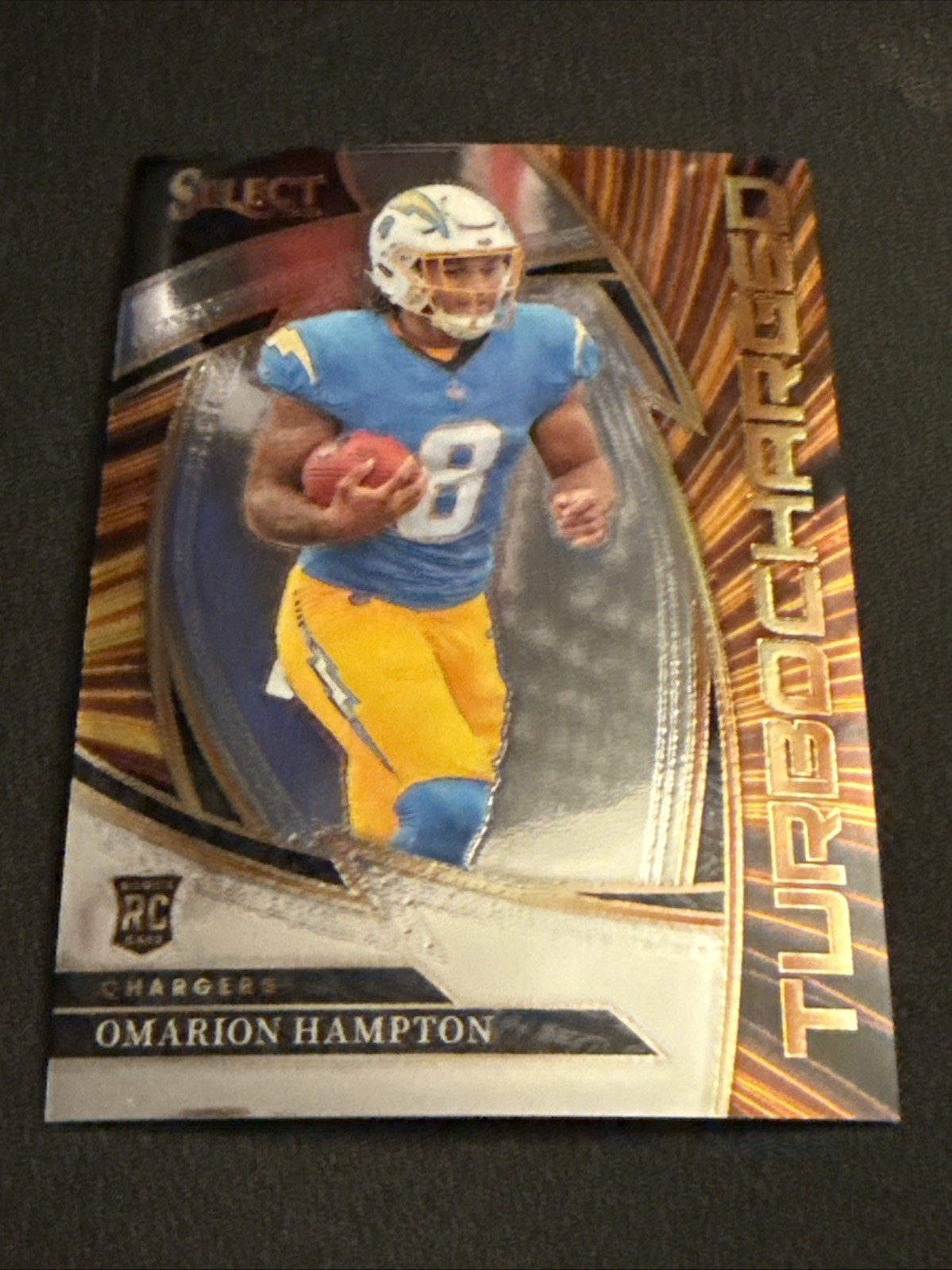 2025 Panini Select - Turbocharged Omarion Hampton #25 (RC)