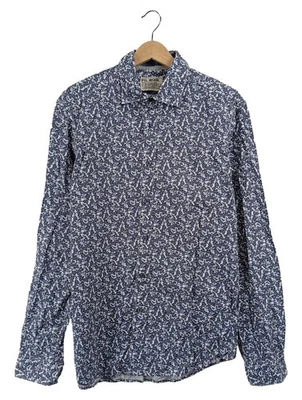 FIL NOIR Chemise Homme Bleu Motif Floral Business (EU 42) - Photo 1/3