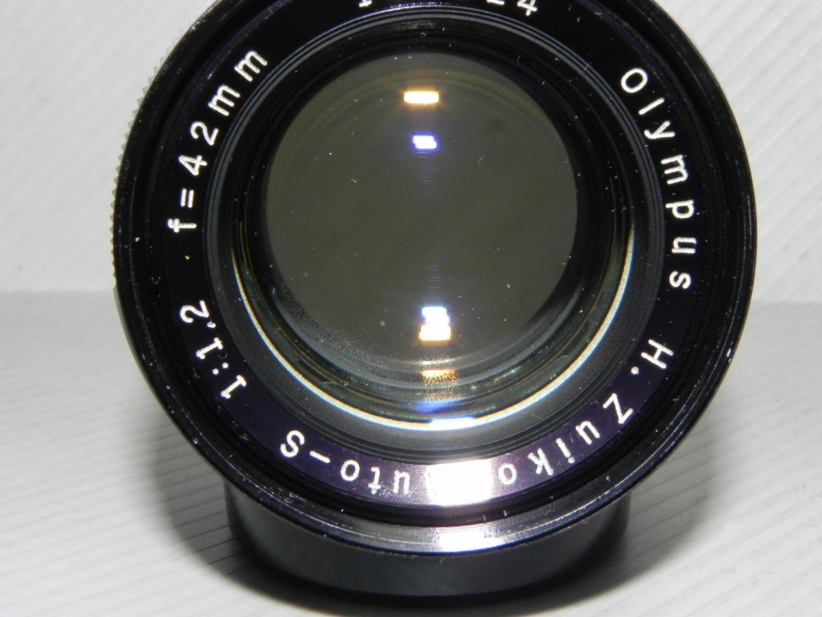 Olympus H.Zuiko Auto-S 1:1.2 f=42mm レンズ 21-02-25-93241.jpg?v=1740723714