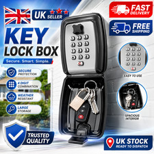 Key Safe Wall Mounted Police Approved Key Lock Box Outdoor Heavy Key Lock Box UK