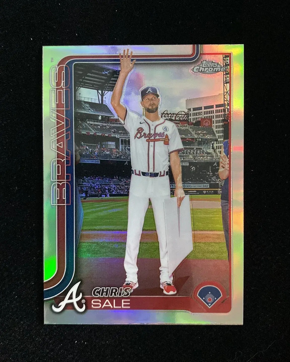 2025 Topps Chrome Chris Sale Image Variation #182 Atlanta Braves OC35