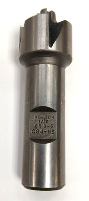 WELDON CORNER ROUNDING END MILL 1/4 RADIUS HS 4 FLUTE OAL 3-1/4'' CR 8-5