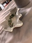 Vintage R H MACY CHINA PORCELAIN CHRISTMAS CANDY DISH HOLLY BERRIES & LEAVES — photo 2