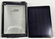 Apple iPad Air A1475 16GB 9.7" Black Locked to AT T with LifeProof Case Bundle