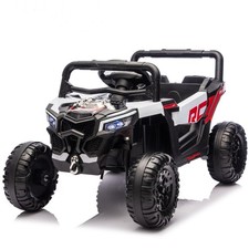 12V Kids Ride On Rally UTV Car Parents Control LED Light Music Spring Suspension