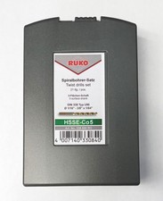 Ruko HSS-Co5 Drill Bit Kit, Black/Gold, 21pcs 228850 Germany