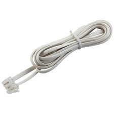 Telephone cable from RJ11 male to RJ11 male 1.46m