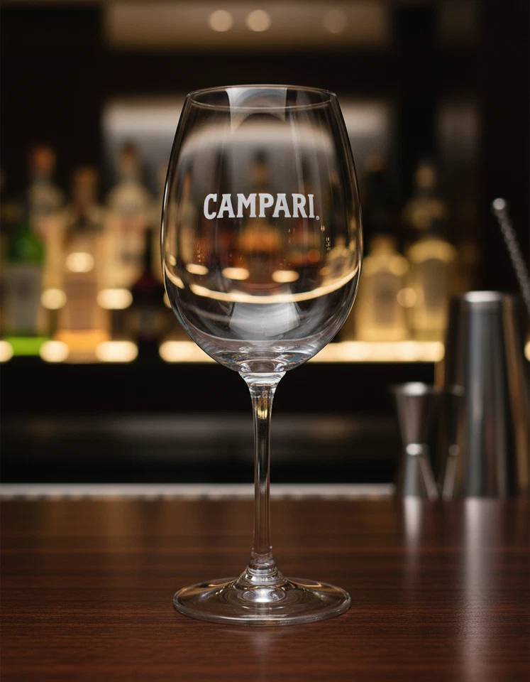 Campari Aperitif Likör Glas Stielglas Gläser NEU - Bild 1 von 1