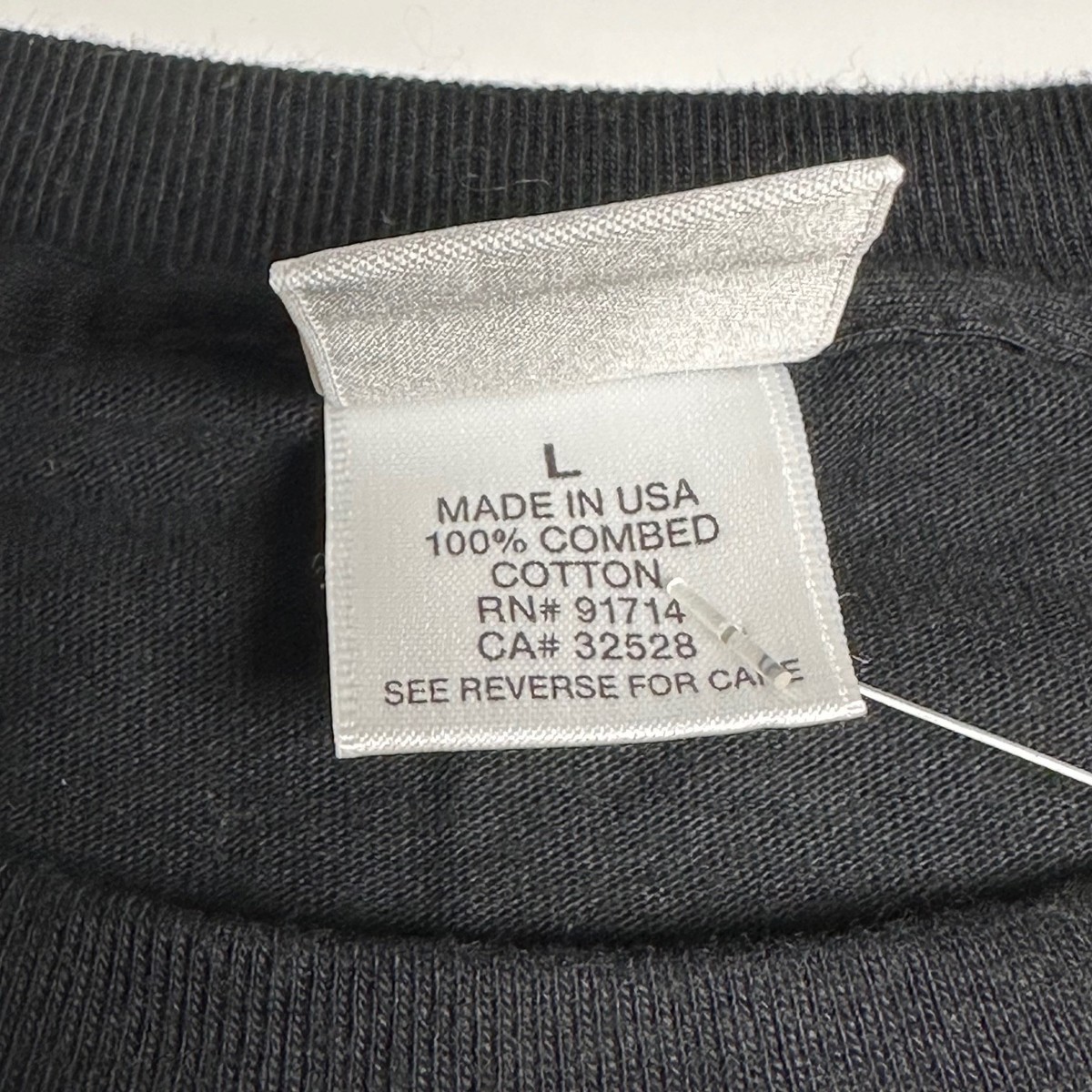 Vintage Giorgio Armani Exchange 90s T Shirt Tee Black Men's Large
