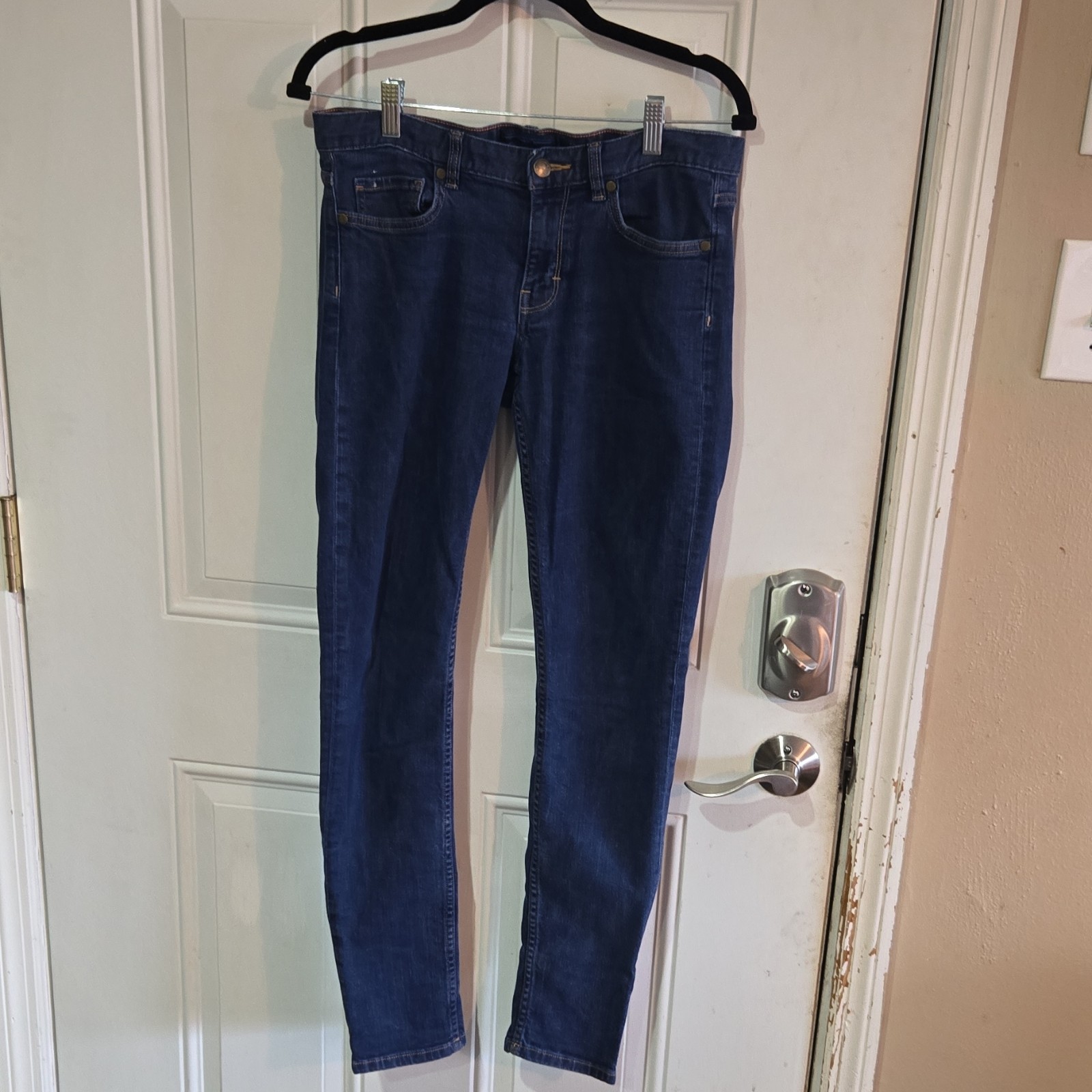 Patagonia Women's Slim Skinny Jeans Blue Organic Cotton Stretch Denim 5-Pocket