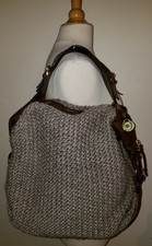 Borsa vintage UGG misto lana maglia e pelle