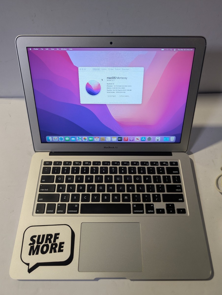 MacBook本体 macbook Air 2017 A1466 8gb 128gb 2017 Apple MacBook Air 13.3