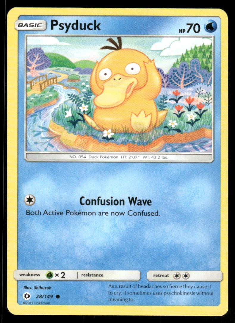 Pokémon TCG Pokémon Psyduck Psyduck Common Regular