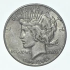 (1) XF 1935-S Peace Silver Dollar 90% - Extra Fine - San Francisco Mint *0154