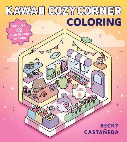 Kawaii Cozy Corner Coloring: Includes 42 Cute Scenes to Color by Becky Castañed - Image 3