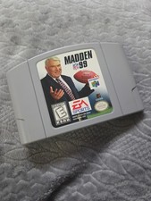 Madden nfl 99 football Nintendo 64