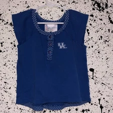 UK Kentucky Wildcats Shirt Girls 2T Toddler Polka Dots Two Feet Ahead SHIPS FREE