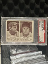 1941 Double Play R330 Joe Cronin, Jimmy Fox #59-60 (RC) psa 6