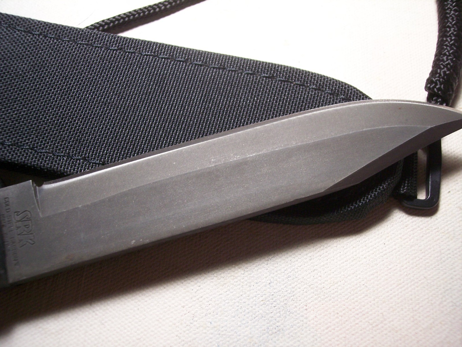 vtg. cold steel usa srk parkerized carbon v survival hunting knife mint