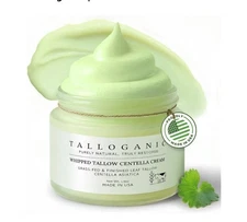 Beef Tallow for Skin Grass-Fed Whipped Tallow Centella Cream - 100% Natural Face