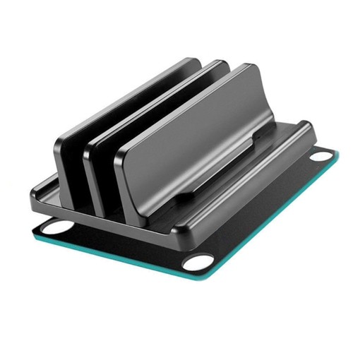 Vertical Laptop Stand 3 Slot Desktop Stand Holder Adjustable Dock Space Saving - Afbeelding 14 van 28