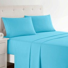 Clara Clark Bed Sheets Premier 1800 Series 4 Piece Bed Sheet Set Deep Pocket
