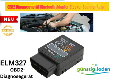 OBD2 Diagnosegerät Bluetooth Adapter Stecker Scanner Auto