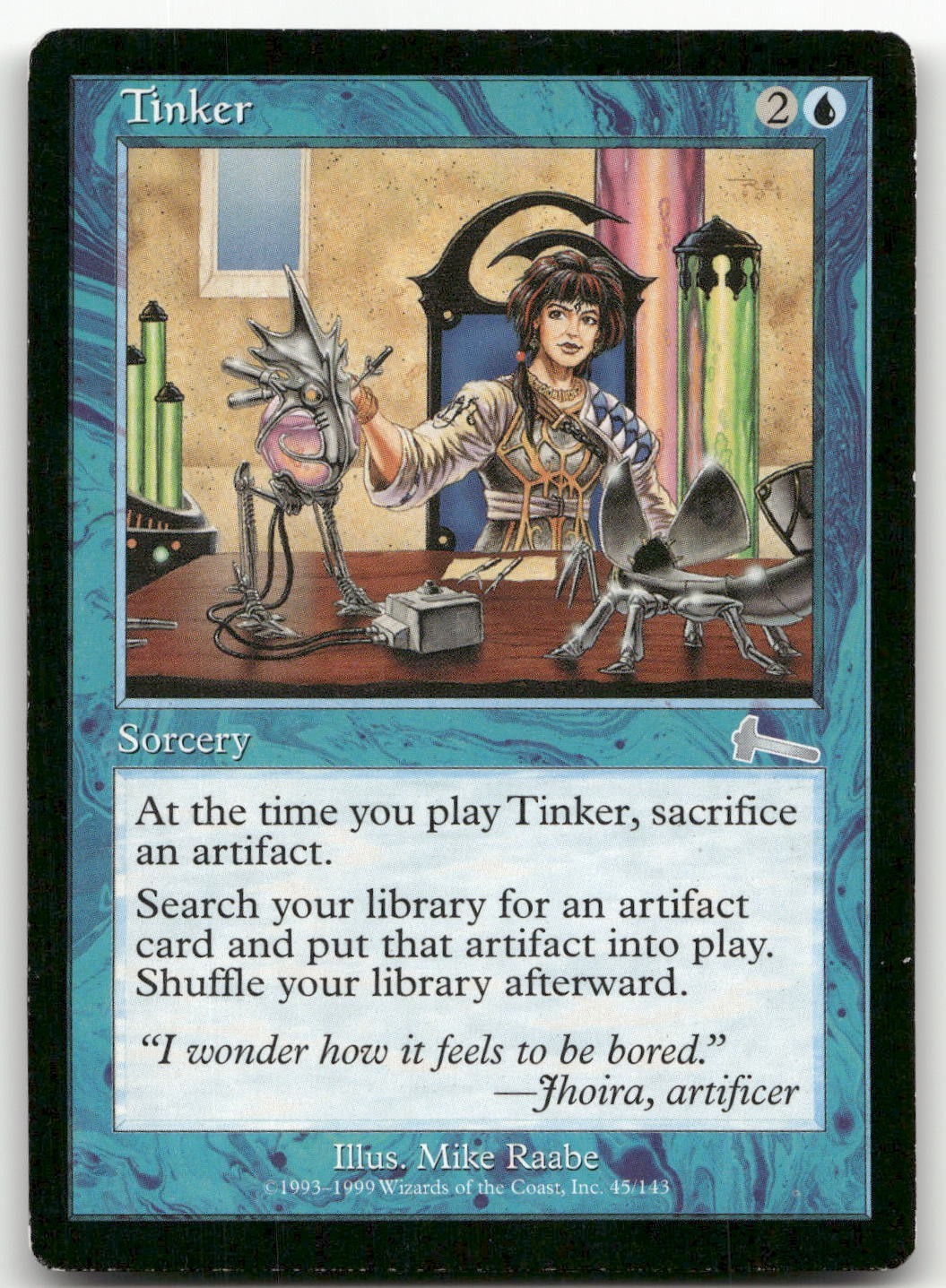 Tinker #45 (LP) Urza's Legacy ULG Magic MTG