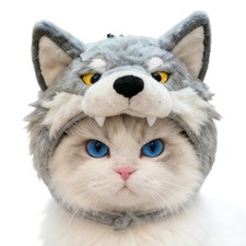 Dog Wolf Hat Wolf Cute Soft Funny Pet Headgear Kitty Clothes