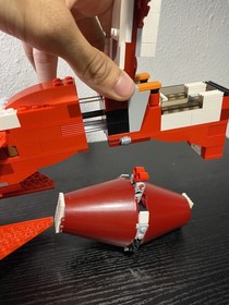 Lego Star Wars 7665 Republic Cruiser 100% Complete Minifigures, Instruction Box