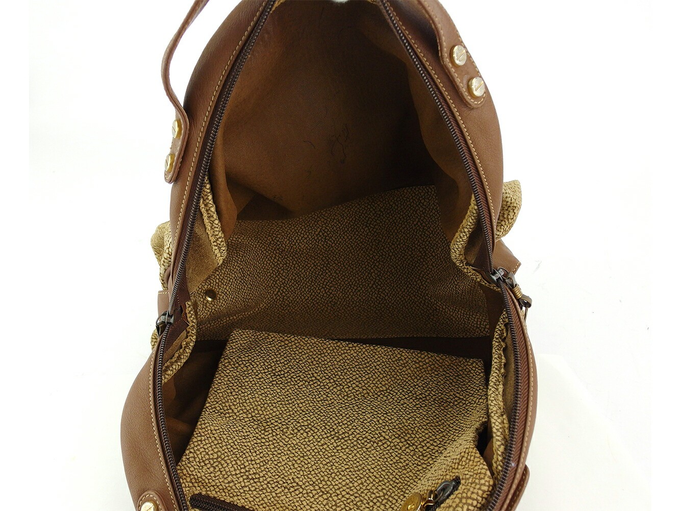 BORBONESE Handbag beige Women Authentic secondhand — image 4