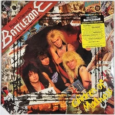 PAUL DI'ANNO'S  BATTLEZONE Children Of Madness LP 1987 heavy metal orig vinyl