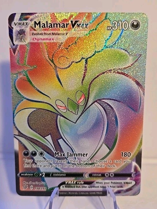 Malamar VMAX - 198/192 - Secret Rare NM-Mint Pokemon SWSH02 - Rebel Clash