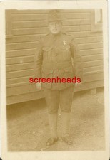 WWI C1917-18 US MARINE CORPS IDD SGT RPPC PHOTO "Machine Gun Battalion"