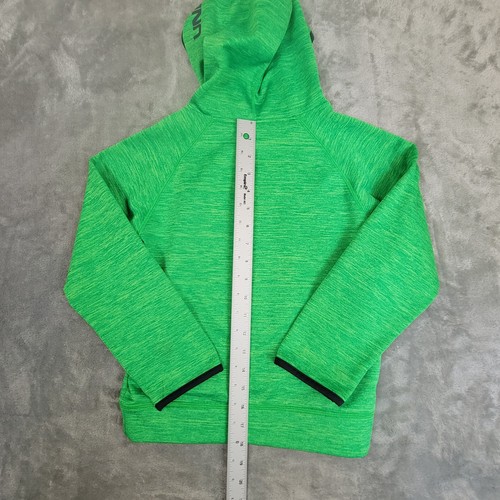 Under Armour Hoodie Youth SZ 7 Green Fleece - Picture 8 of 11