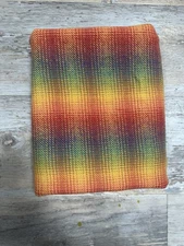 Dorr Mill Wool Fabric Rainbow 26”x56” Quilting Rug Hooking Appliqué